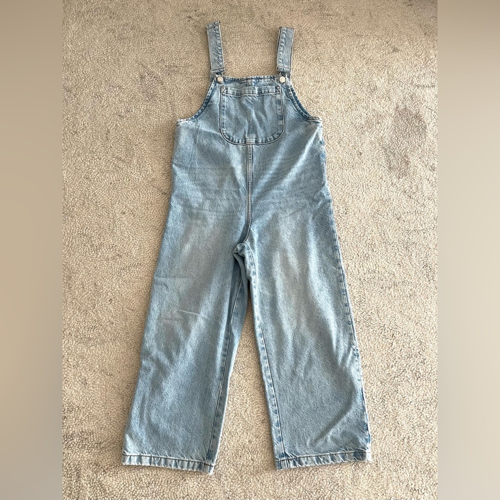 ZARA - Light Wash Overalls